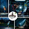 USB Rechargeable 5LED Headlamp Flashlight Waterproof Head Torch with Built-in Battery for Camping,Hiking,Fishing,Emergency Use
