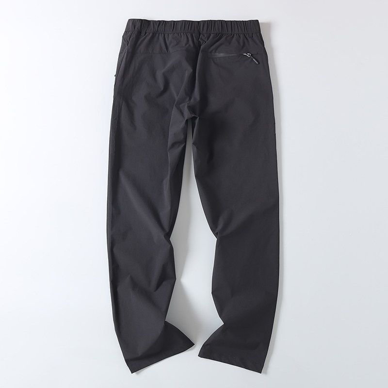 Summer Thin Outdoor Elastic Wear-Resistant Quick-Drying Trousers Men's Foreign Trade Export Tail Loose Casual Straight Pants Fashion