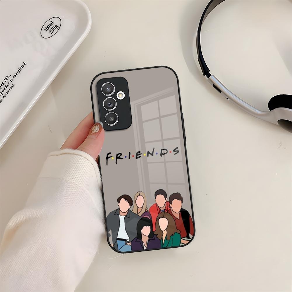Friends TV Show Phone Case Glass For Samsung S24 S26 S23 S20 S25 S21 S22 Ultra Fe Plus A05 A06 A16 A26 A36 A56 Coque
