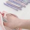 Cute Transparent Pencil for Case Mesh Makeup Storage Holder Pouch Solid Color for Travel Cosmetics Stationery Small Craf