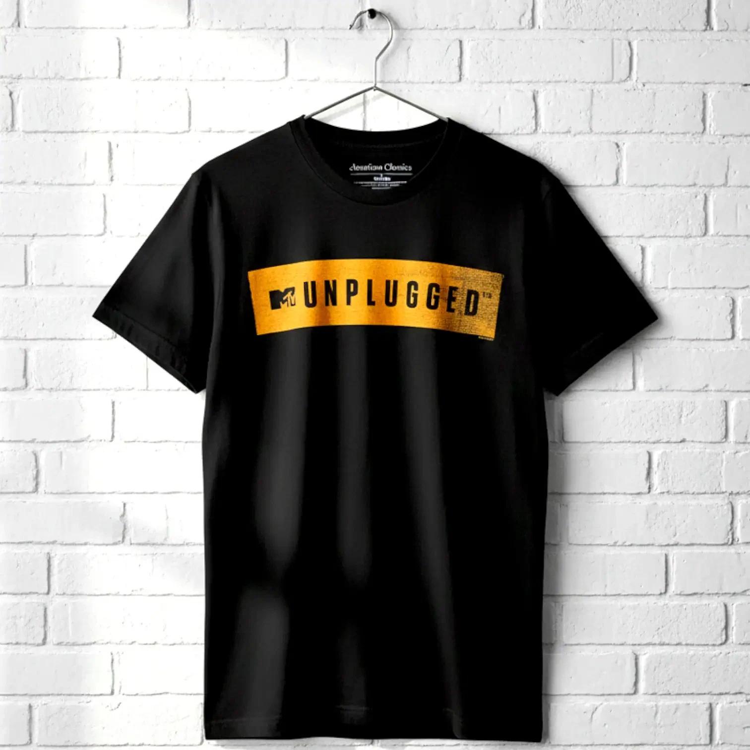 MTV Unplugged Duct Tape Logo Men s T Shirt L