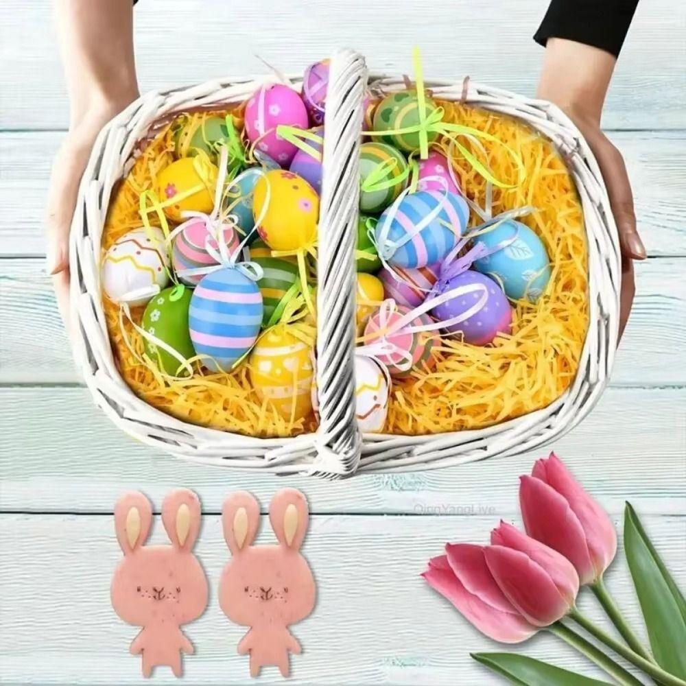 12Pcs/Set DIY Craft Easter Hand Painted Egg Easter Egg Easter Decoration  Party Decoration