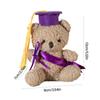 Stuffed Bear In Graduation Hat GRAD Bachelor Grad Graduation Hat Commencements Keepsake Graduation Bear Toy
