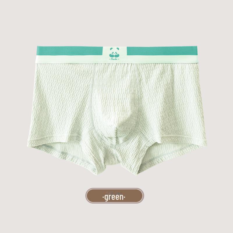 Pánské bavlněné boxerky - Prodyšné, mladistvé, měkká tkanina, čtyřrohový design