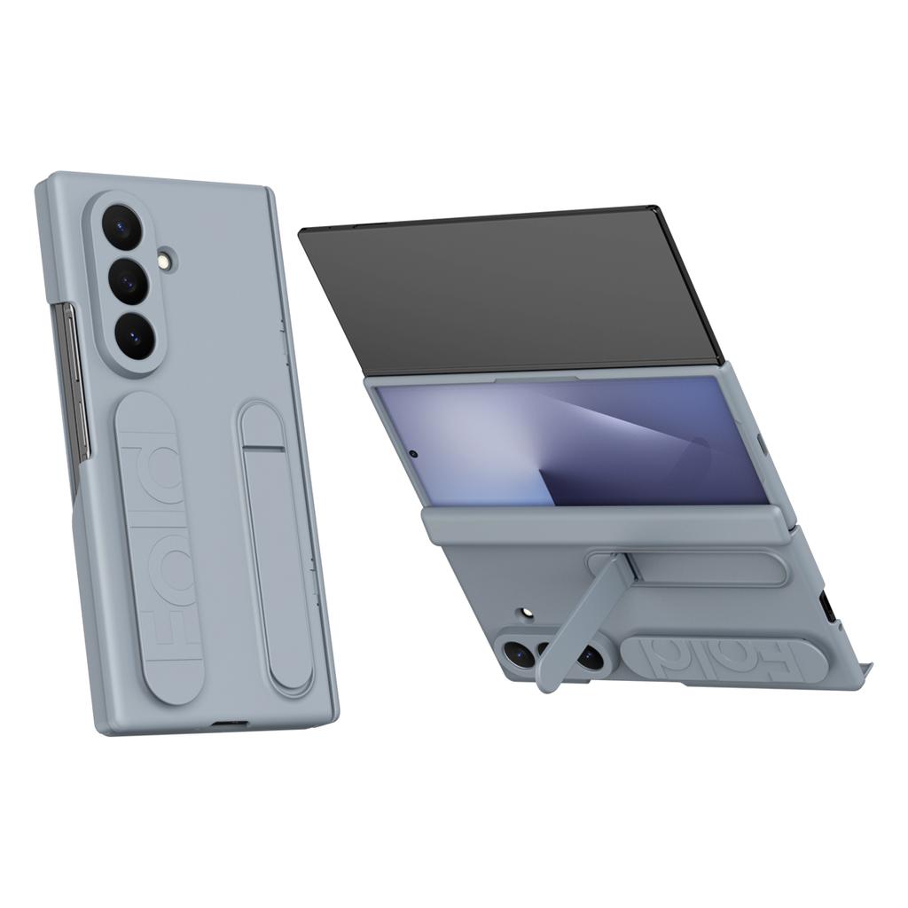 Pro pouzdro Samsung Galaxy Z TriFold 5G s tvrzeným sklem Silikonový náramek Stojánek PC kryt telefonu