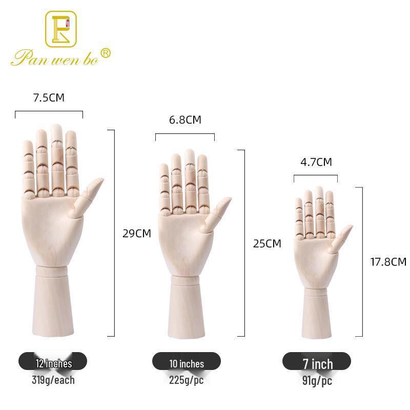 Handcrafted Wooden Puppet Art Sketch Tools & Model Furniture Ornaments Painting Supplies