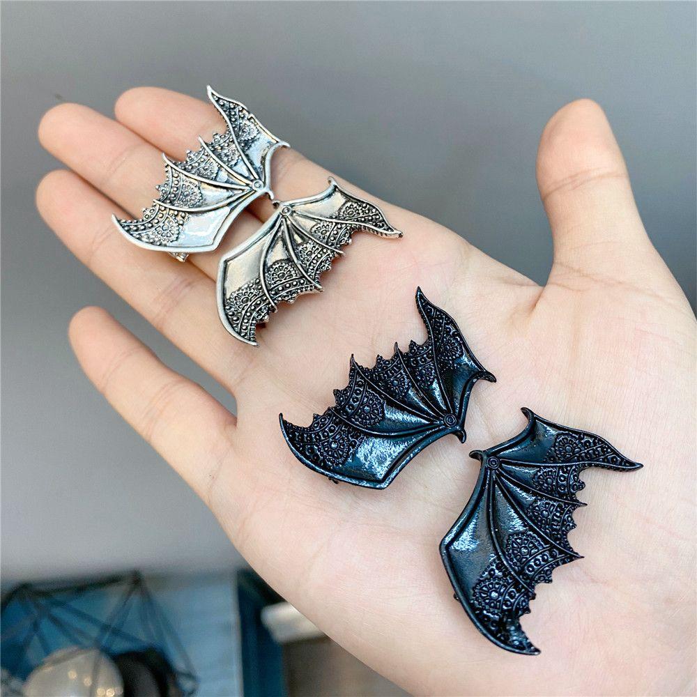 Female Headwear Zinc Zinc Alloy Hair Accessories Women Hair Clips Bat Wings Hairpin Korean Style Barrettes