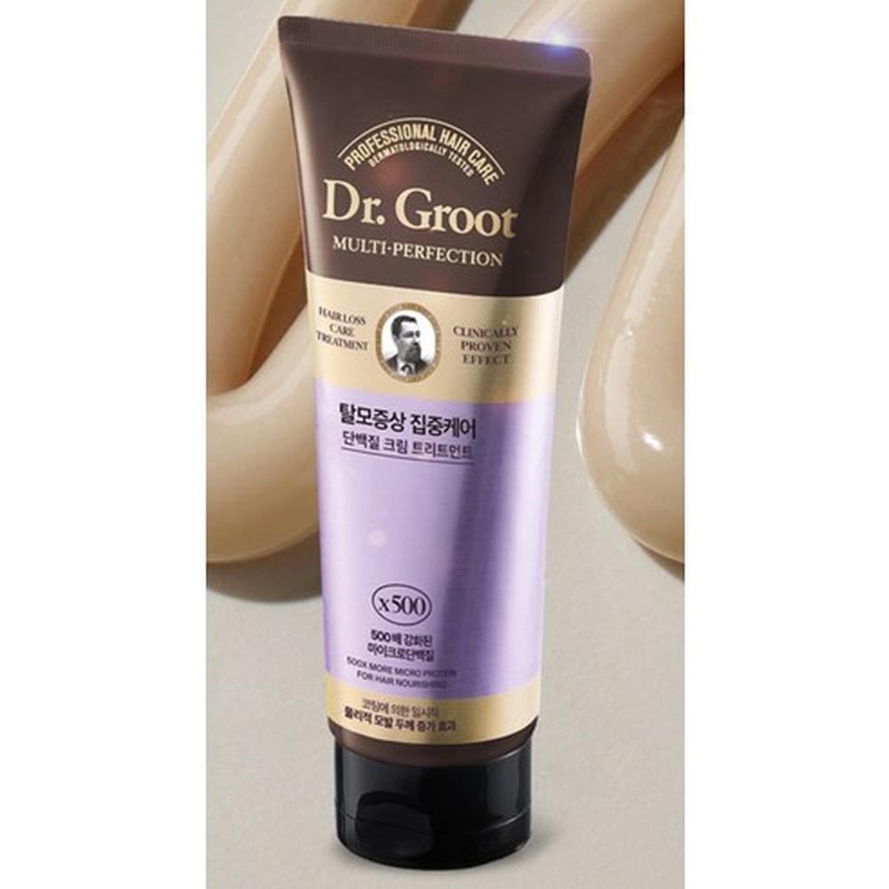 Dr.Groot Multi-Perfection Anti-Hair Loss Protein Cream Hair Treatment 250ml – Protein Repair, Damage Care, Korean