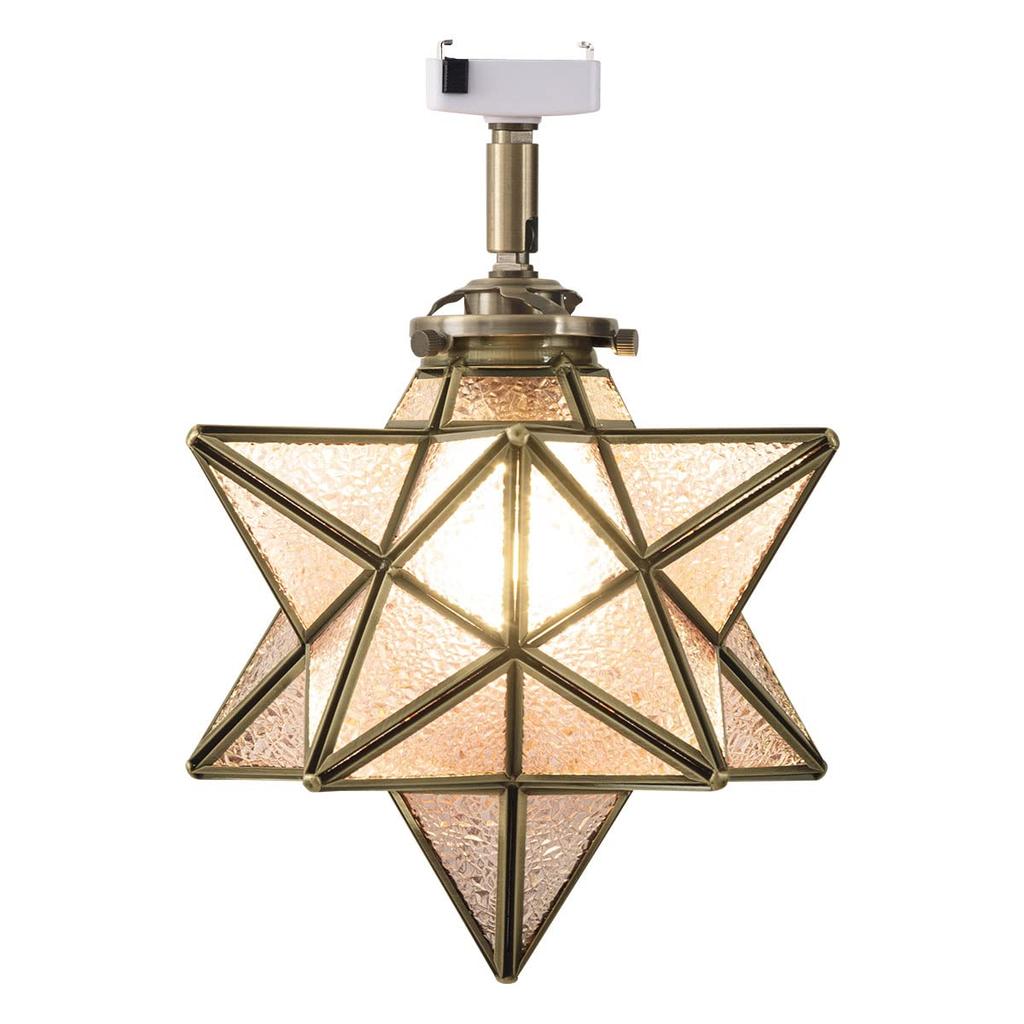 Bon Furniture Ceiling Star Ceiling Lighting LED Bulb for Gold Light, Small, Glass, Shape, Stylish, Fixture, Only, E17, Counter, Cafe, Hallway,