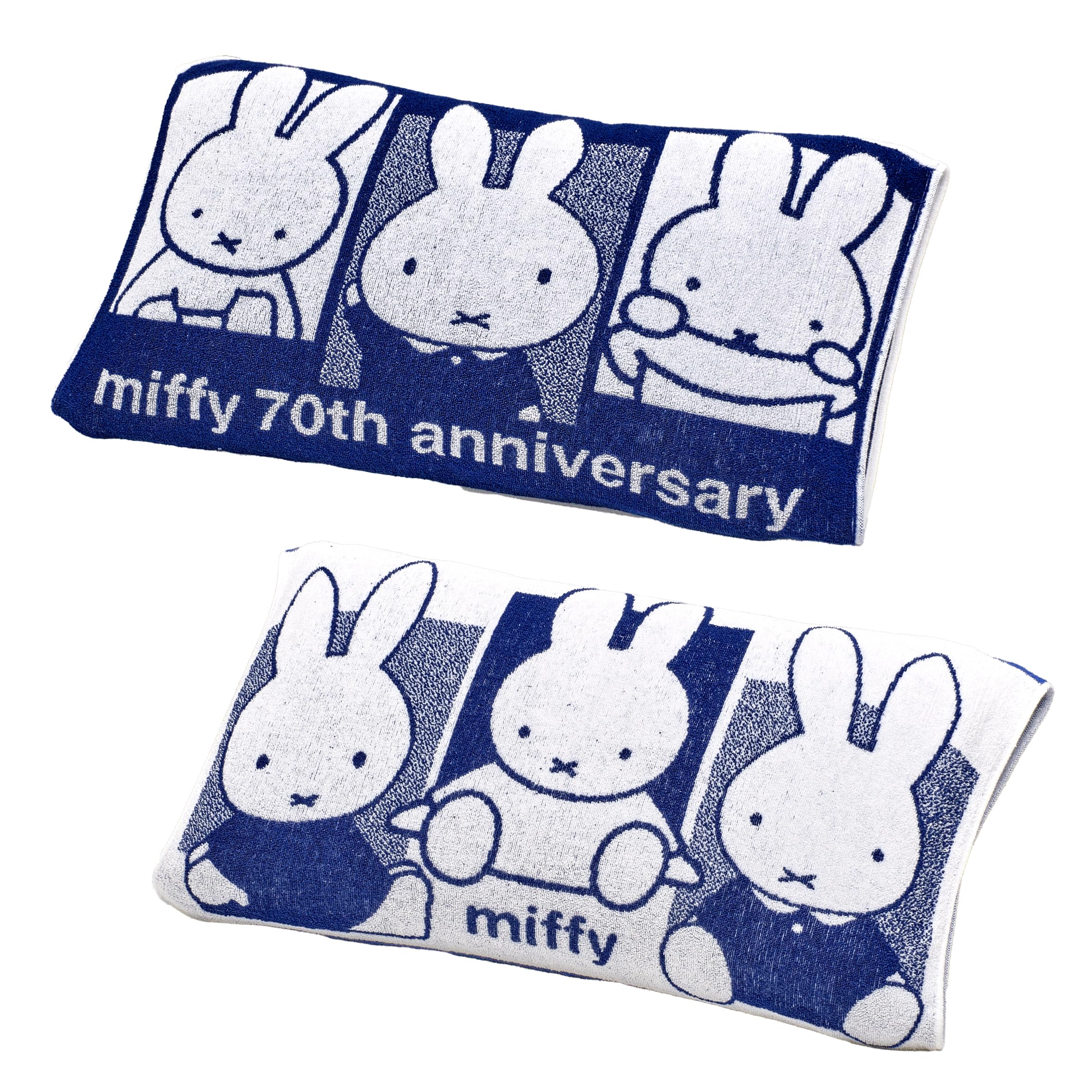 

Nishikawa Miffy Stretch Towel Stretchy fabric allows for a variety of sizes and Soft and fluffy terry towel with a reversible XT65208626 DB5612 70th
