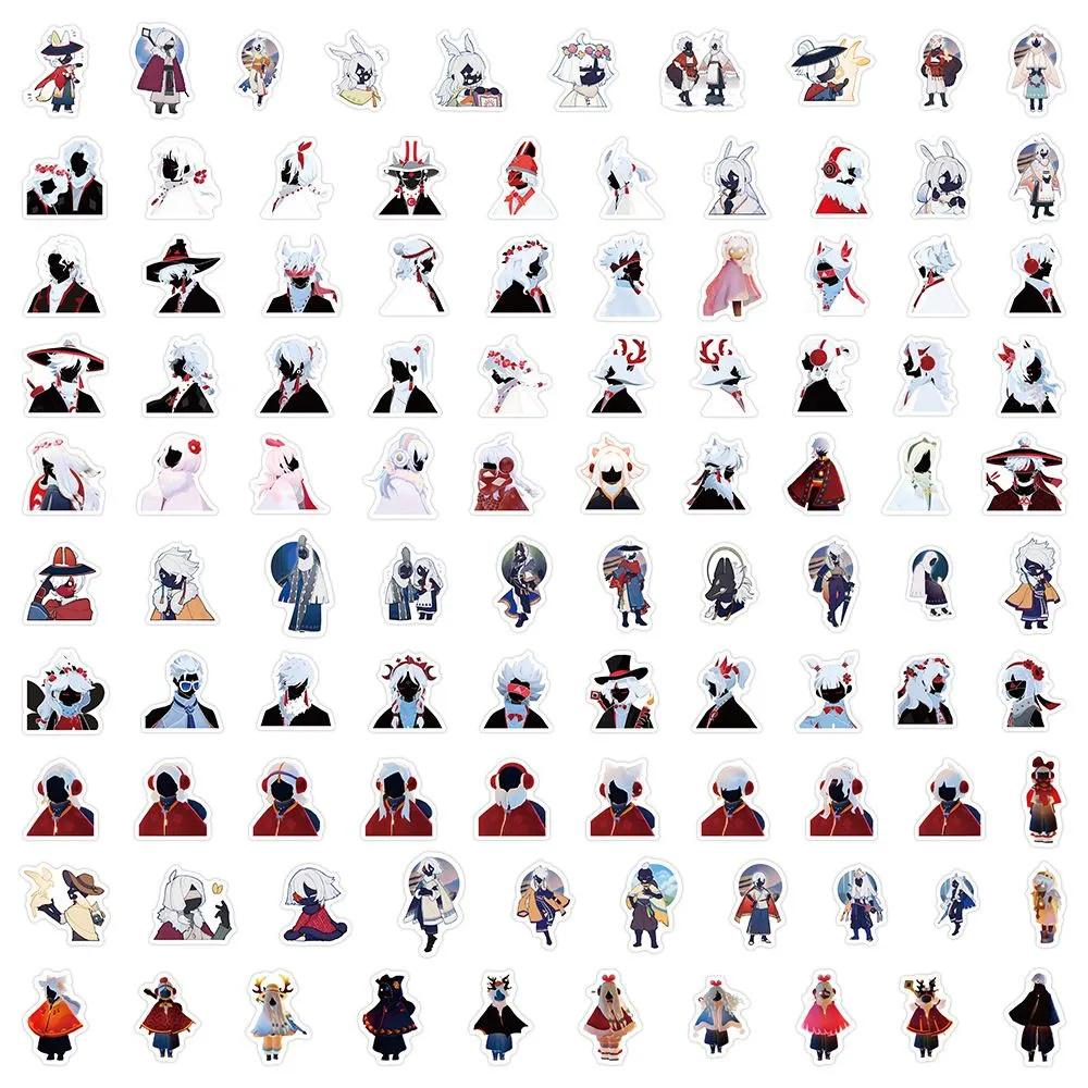 

Cartoon Style Vinyl Sticker Pack Suitable for Decoration of Laptops Notebooks Water Bottles and Other Smooth Surfaces Durable and Waterproof Material One Size белый