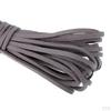 2 Pcs 2mm Flat Leather Beads Thread Suede Cord String for DIY Jewelry Crafts