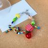 Colorful Beaded Necklace/Bracelet Bowknot Choker with Star and Apples Charm Fashion Accessories for Women and Girls
