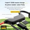 IPX8 Waterproof Bone Conduction Headphones With Microphone Sports Headset  Outdoor Activities