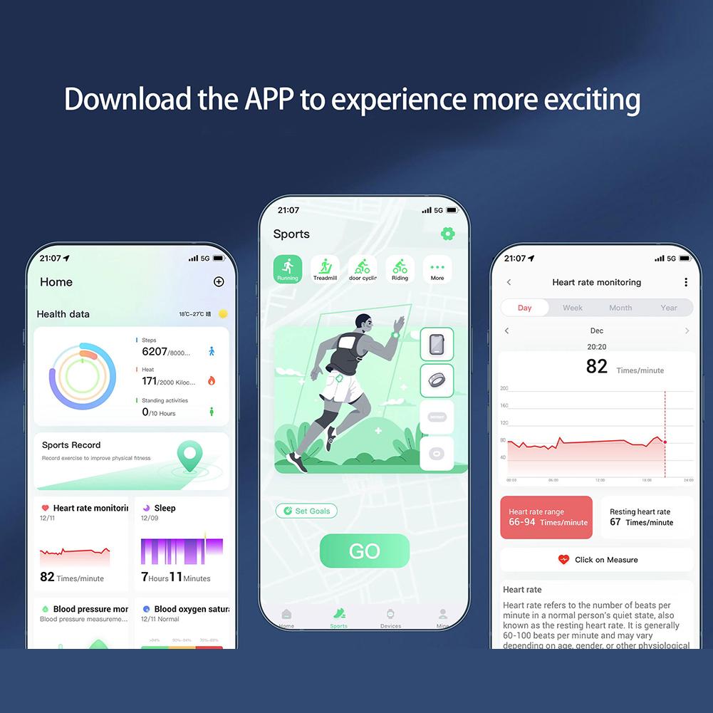 R11 Smart Ring with Display Screen and Touch Heart Rate Blood Oxygen Monitor Ring Wireless Charging Fitness & Sleep Ring