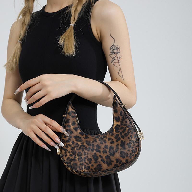 Unterarm-Schultertaschen mit Kuh-Print für Damen im französischen Stil, kleine Umhängetasche fürs Handy, Luxus-Designer, vielseitige Handtaschen
