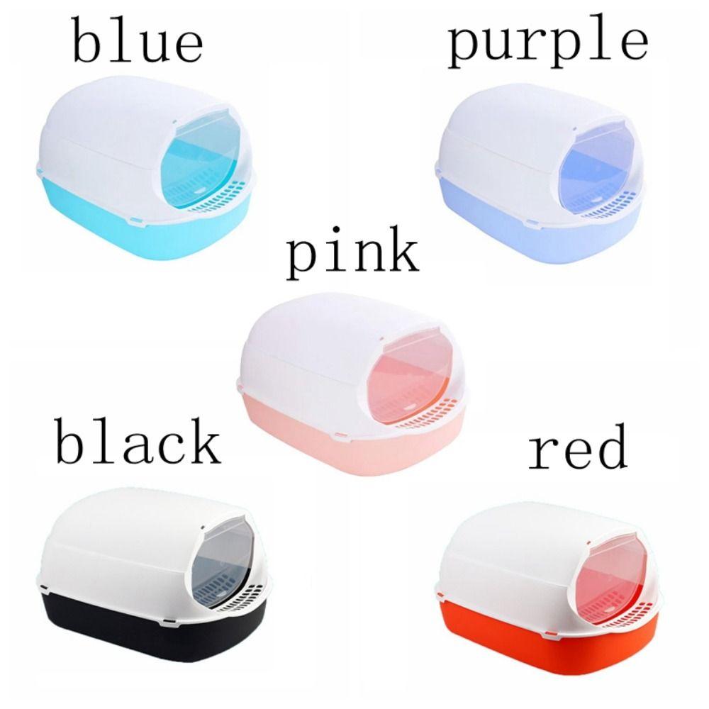 Large Capacity Pet Sandbox PP Cat Toilet Pet Litter Basin Cat Litter Box  Cleaning Bath