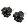 KIMISS Car Headlight Socket Holder, B28V510A3 1 Pair Replacement Headlight Bulb Socket Adapter Holder