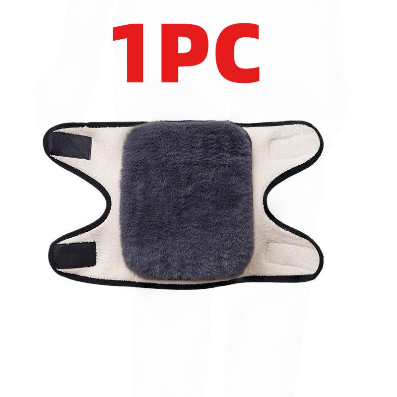 

1 шт. Зимние теплые наколенники для женщин, мужчин, пожилых людей, при простуде, артрите ног, наколенники с поддержкой колена из меха кролика