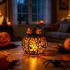 Halloween Pumpkin with LED Light, Glowing Decoration for Party, or and Home Decor