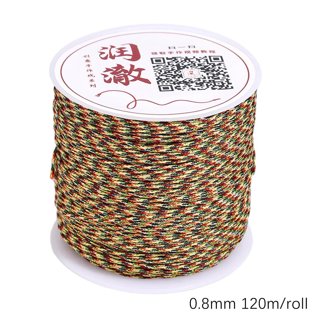 27-120Meter Cotton Cord Nylon Cord Thread String DIY Beading Braided Bracelet Jewelry Making