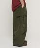 CARGOBROS Heavy Flow Nylon Cargo Wide Pants (Khaki)