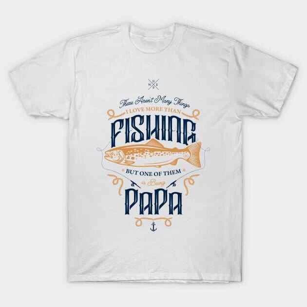 Fishing Papa Made in Australia T-Shirt S