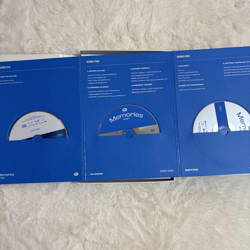 [USED] ENHYPEN MEMORIES STEP1 DVD Enap Memories