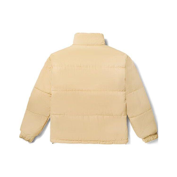 Vans Checkerboard Stand Collar Warm Reversible Jacket Women Jacket Off-White VN000F8YDJR