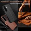 AZNS For Samsung Galaxy S25 FE Case Anti-Scratch PU Leather Stand Wallet Phone Cover