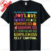 Fruit of The Spirit Christian High Quality Cotton Tshirt Faith Faith Main Bible Verse Summer Short Sleeve Tops Graphic T Shirts