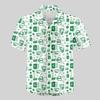 Imprimeu Grafic 3D Amuzant Foaie de Calcul Excel Cămașă Hawaiană Stil de Vacanță Casual Cămăși Largi cu Nasturi Haine de Lucru Creative Y2k