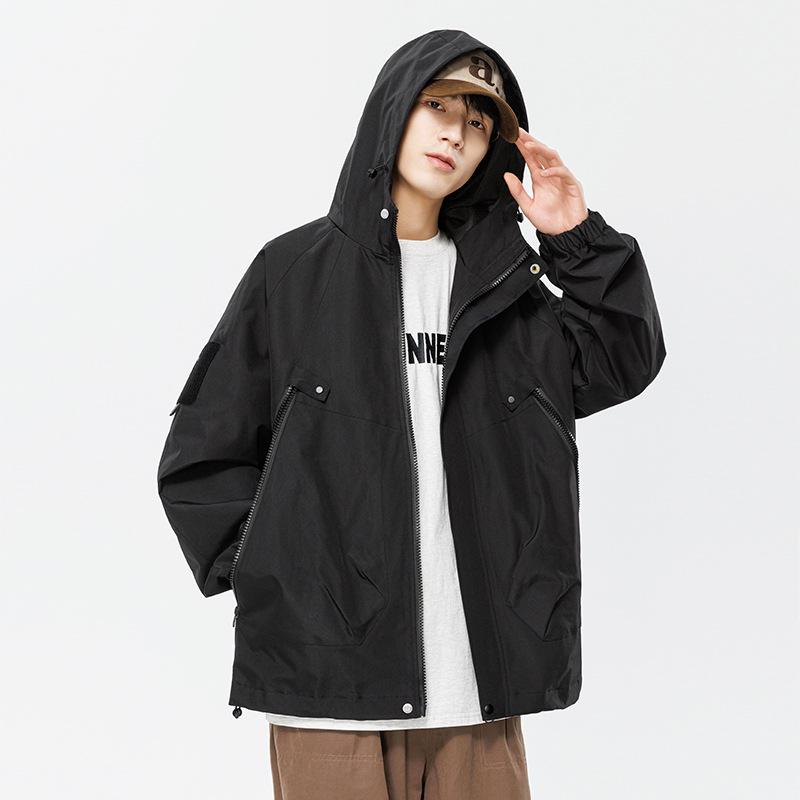 2024 Autumn Unisex Hooded Mountain Style Jacket - Trendy Outdoor Brand