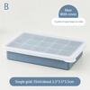 6/15 Grid Big Ice Tray Mold Giant Jumbo Large Food Grade Silicone Ice Cube Square Tray Mold Diy Ice Maker Ice Cube Tray With Lid