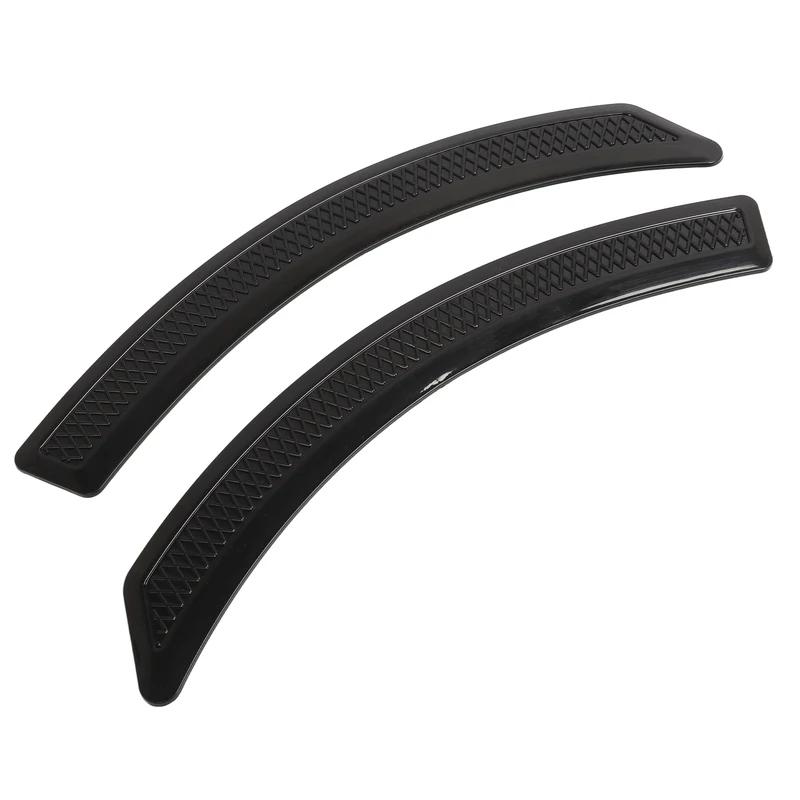 2 Stück Auto Rad Augenbrauenleiste 41,5 cm Universal Anti-Kollision Radlaufleiste Verkleidung Schutz Aufkleber Schwarz