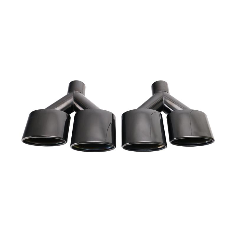 1 PCS Car Muffler Exhaust Tips Y type Oval dual exhaust tip for W204 C-class modifiy C63