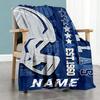 Rugby Fans45 Customize Your Name Blanket Cozy Customizable Blanket Warmthful Decor Suitable for Picnics Chair Bed Seaside Ideal for All Seasons