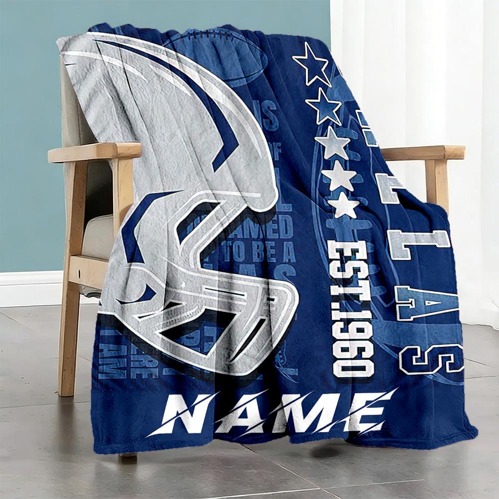 Rugby Fans45 Customize Your Name Blanket Cozy Customizable Blanket Warmthful Decor Suitable for Picnics Chair Bed Seaside Ideal for All Seasons