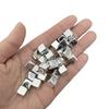 50Pcsset Solid Color Gold Black Blank Cube Square Corner Acrylic Dice Chess Piece Right Angle Sieve 8Mm Cube For Board Game