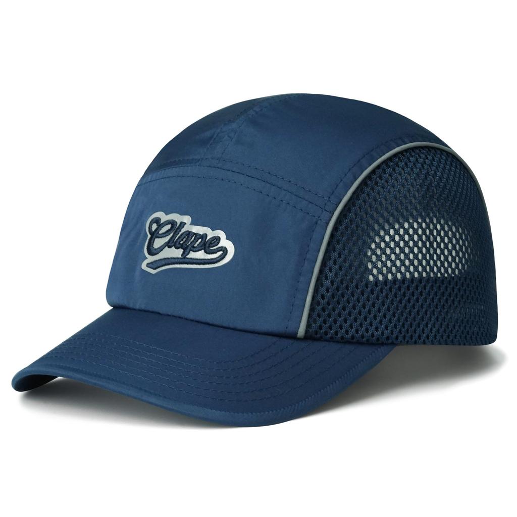 Clape Reflective Mesh Adjustable Short Summer Running Outdoor Sports Cap Men's Cap, Lightweight, Breathable, Water-Repellent, Quick-Drying, Brim, Cap,