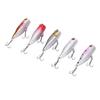 5pcs 4.5cm 3.5g Fishing Lures Bass Hard Baits Topwater Poppers Lures 3D Eyes Lifelike Swimbaits for