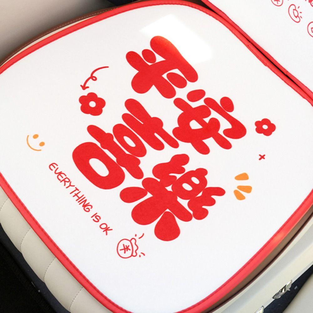 Bowknot Winter Seat Cushion Chinese Style Car Pillow Furry Car Warm Seat Cushion New Year