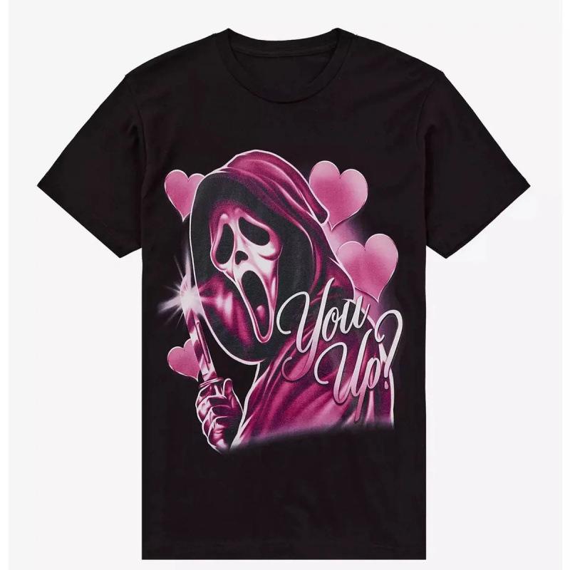Fashion Women T-Shirt Hot New Arriving Style Ghost Face You Up S