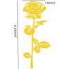 Metal Metal Golden Rose Bookmarks Gold Flower Bookmark Women Gift Box  Office