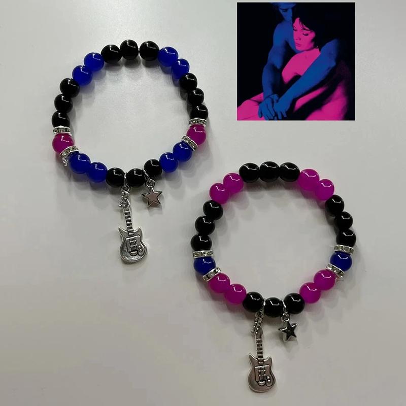 1 Par Jente Armbånd Tilbehør Perlearmbånd Pararmbånd Gave Til Bestevenner