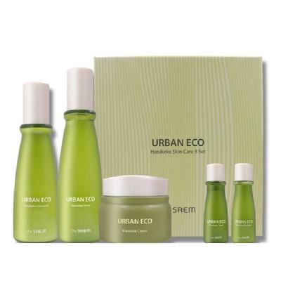 Αστικό Οικολογικό Harakeke Σετ Περιποίησης Δέρματος 3 τεμ. Σετ Toner Γαλάκτωμα Κρέμας Ενυδάτωση