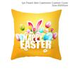 Easter Bunny Pillowcase Happy Easter Decoration For Home Easter Rabbit Eggs Cushion Cover Decorative Pillow Case Easter Gift
