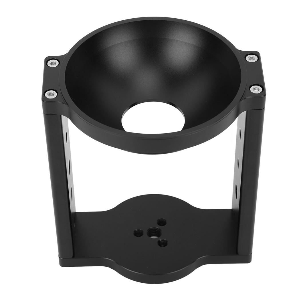 100mm Tripod Head Bowl Riser with 1 4in 3 8in Threaded Holes Aluminum Alloy Half Ball Flat to Bowl Adapter for Tripod