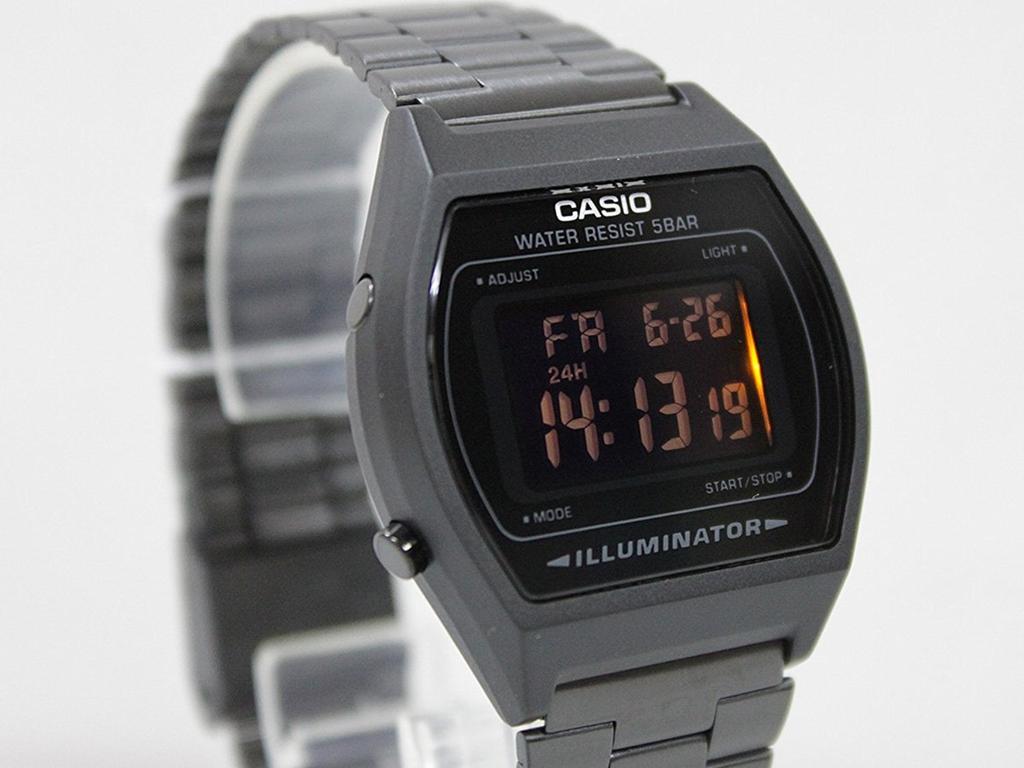 Casio Standard Digital Watch Black with Inverted LCD B640WB-1BJF Standard,