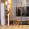 Minimalist Solid Wood Coat Rack Free Standing Hanger For Living Room And Bedroom Simple Clothing Hat Stand Easy Assembly Storage Solution